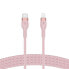 Фото #1 товара Кабель USB-C—Lightning Belkin CAA011BT1MPK 1 m Розовый