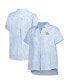 Women's Light Blue Kentucky Wildcats Legacy Leaves Camp Button-Up Shirt