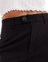 Stradivarius tailored straight leg trouser in black 40 - фото #6