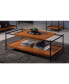 Фото #2 товара Oaken Coffee Table, Honey Oak & Black