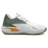 Фото #1 товара Puma Court Rider Pop Basketball Mens Green, White Sneakers Casual Shoes 3761070