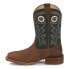 Фото #3 товара Ботинки мужские Justin Boots Frontier 11 Inch Tuf Wide Square Toe Коричневые, зеленые Casual