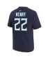 ფოტო #2 პროდუქტის Big Boys Derrick Henry Navy Tennessee Titans Player Name and Number T-shirt