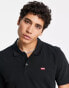 Фото #1 товара Levi's polo shirt in black with small logo