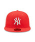 Men's Red New York Yankees Lava Highlighter Logo 59FIFTY Fitted Hat