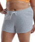 ფოტო #1 პროდუქტის Plus Size Active Identity French Terry Pull-On Shorts