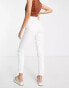 Topshop Tall Original high rise Mom jeans in white