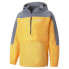 Фото #1 товара Puma Hooded Half Zip Sweatshirt Mens Orange Casual Athletic Outerwear 53836446