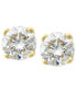 ფოტო #1 პროდუქტის Round-Cut Diamond Stud Earrings in 10k White or Yellow Gold (1/4 ct. t.w.)