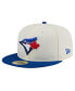 Фото #1 товара Men's Cream Toronto Blue Jays Evergreen Chrome 59Fifty Fitted Hat