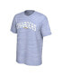 Фото #1 товара Men's Powder Blue Los Angeles Chargers Sideline Velocity Athletic Stack Performance T-shirt