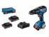 Фото #1 товара BOSCH WIERTARKO-WKRĘTARKA UDAROWA 18V 50/24Nm 3x2,0Ah BRUSHLESS GSB 18 V-50