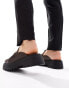 Фото #4 товара ASOS DESIGN chunky mule loafers in brown