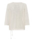 Фото #2 товара Women's 100% Cotton Dolman Sleeve Embellished Pullover