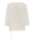 ფოტო #2 პროდუქტის Women's 100% Cotton Dolman Sleeve Embellished Pullover