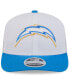 Men's White/Powder Blue Los Angeles Chargers 2024 NFL Training Camp Throwback 9SEVENTY Trucker Hat