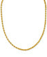 Rope Chain 20" Necklace 3.5mm in 14k Gold