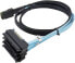 Фото #13 товара Cablecc 50cm Internal Mini SAS SFF-8087 Host to 4 SFF-8482 Target SAS Hard Drive and IDE Power Cable