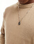 ONLY & SONS oversized drop shoulder knit jumper in beige