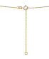 ფოტო #9 პროდუქტის Diamond Safety Pin Charm Collector Pendant Necklace (1/20 ct. t.w.) in 10k Gold, 17" + 1" extender, Created for Macy's