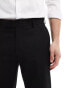 River Island slim fit tailored trousers in black