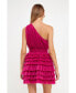 Фото #5 товара Women's Tiered Tulle Mini Dress