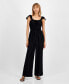 Women's Scoop-Neck Clip-Dot Jumpsuit, Created for Macy's