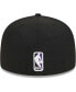 Фото #2 товара Men's Black Los Angeles Lakers Checkerboard UV 59FIFTY Fitted Hat