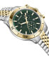 Salvatore Men's Swiss Chronograph Master Two-Tone Stainless Steel Bracelet Watch 43mm