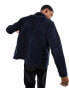 Selected Homme loose cord overshirt in navy