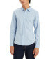 ფოტო #1 პროდუქტის Men's Battery Housemark Stretch Slim-Fit Shirt