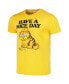 ფოტო #3 პროდუქტის Men's and Women's Gold Garfield Tri-Blend T-shirt