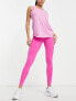 Nike Pro Training 365 high waisted leggings in fuschia pink