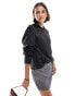 Фото #1 товара New Look knitted hoodie in grey