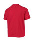 Big Boys Red Washington Nationals Distressed Logo T-shirt