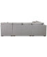 Фото #11 товара CLOSEOUT! Loranna 3-Pc. Fabric Sectional with Chaise, Created for Macy's