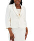 ფოტო #3 პროდუქტის Jacquard Single Button Jacket and Pencil Skirt Set, Regular and Petite Sizes