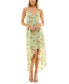 Фото #1 товара Платье с высоким подолом и принтом цветов As U Wish