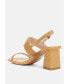 Фото #3 товара Women's Kirk Elasticated Gussets Block Heel Sandals