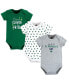 ფოტო #1 პროდუქტის Baby Boys Cotton Bodysuits, Cutest Clover, 3-Pack