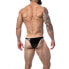 C4M11 Brazilian Brief Leatherette Black