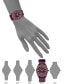 Фото #4 товара Часы и аксессуары Anne Klein Женские кварцевые трех стрелочные Фиолетовые океанские наручные пластиковые часы, 38.5 мм