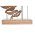 Фото #3 товара Декоративная статуэтка DKD Home Decor Алюминий древесина акации птицы 27 x 9,5 x 33 см