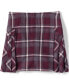 Фото #3 товара Big Girls School Uniform Slim Side Pleat Plaid Skort Above the Knee