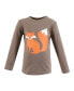 Baby Boys Long Sleeve T-Shirts, Woodland