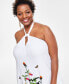 Фото #4 товара Платье Maxi с принтом цветов из льна I.N.C. International Concepts, созданное для Macy's