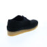 Фото #8 товара Clarks Weaver 26165081 Mens Black Suede Oxfords & Lace Ups Casual Shoes