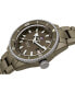 Men's Swiss Automatic Captain Cook Diver Olive Ceramic Bracelet Watch 43mm