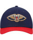 Фото #2 товара Men's Navy, Red New Orleans Pelicans MVP Team Two-Tone 2.0 Stretch-Snapback Hat