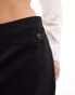 Фото #4 товара Vero Moda wrap front mini skirt in black